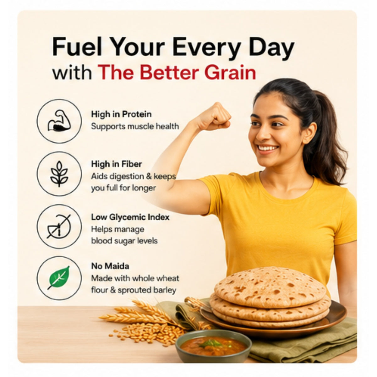 Protein Atta Mix - 500 gms