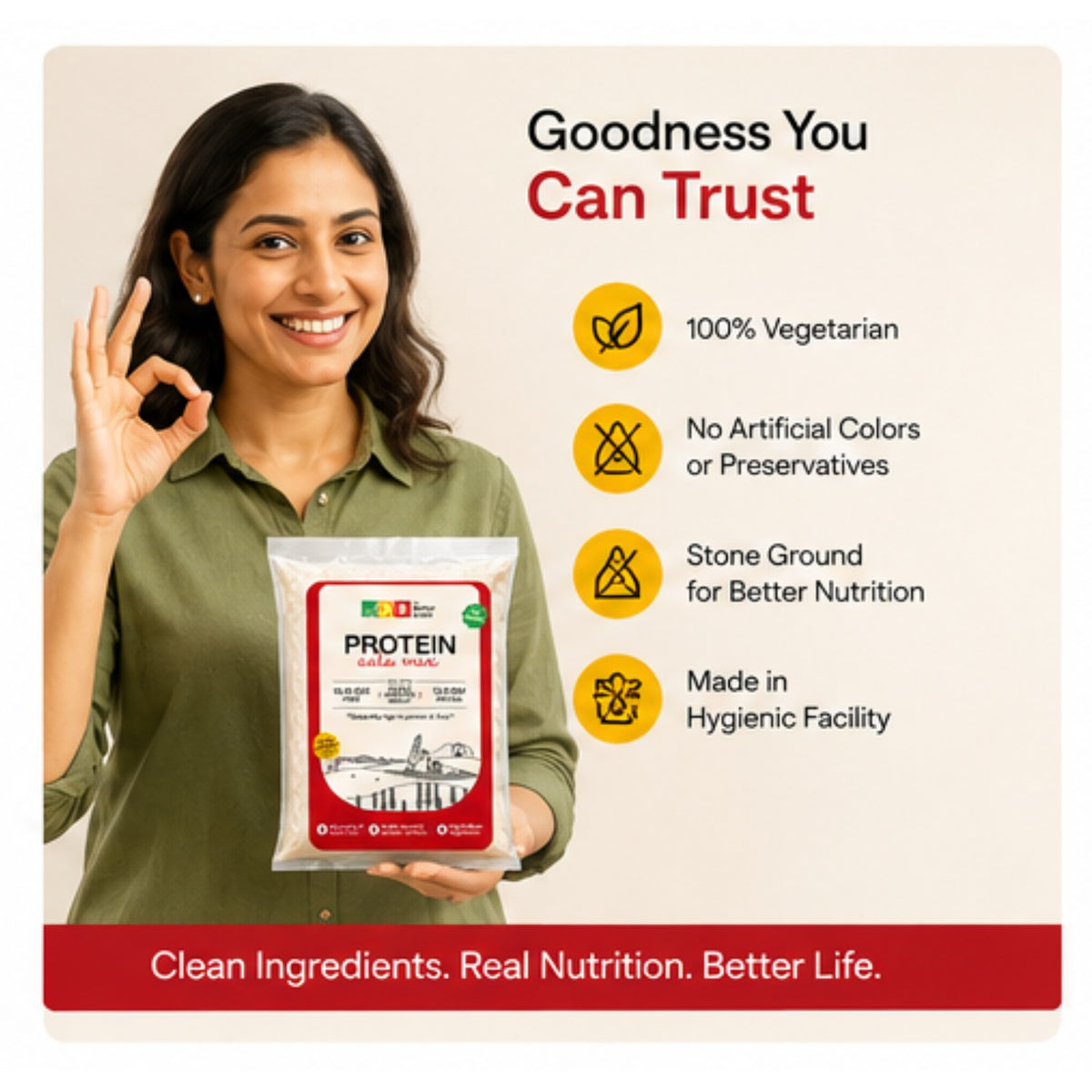 Protein Atta Mix - 500 gms
